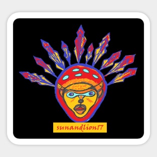 sunandlion17 Sticker